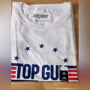 NWT Mens Top Gun T-Shirt 3XL Red White Blue